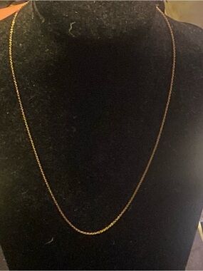Authentic 18k Gold Tiffany Necklace